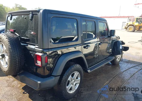 2020 Jeep Wrangler Unlimited Sport S 4X4 from USA, damaged, VIN 1C4HJXDN8LW313264